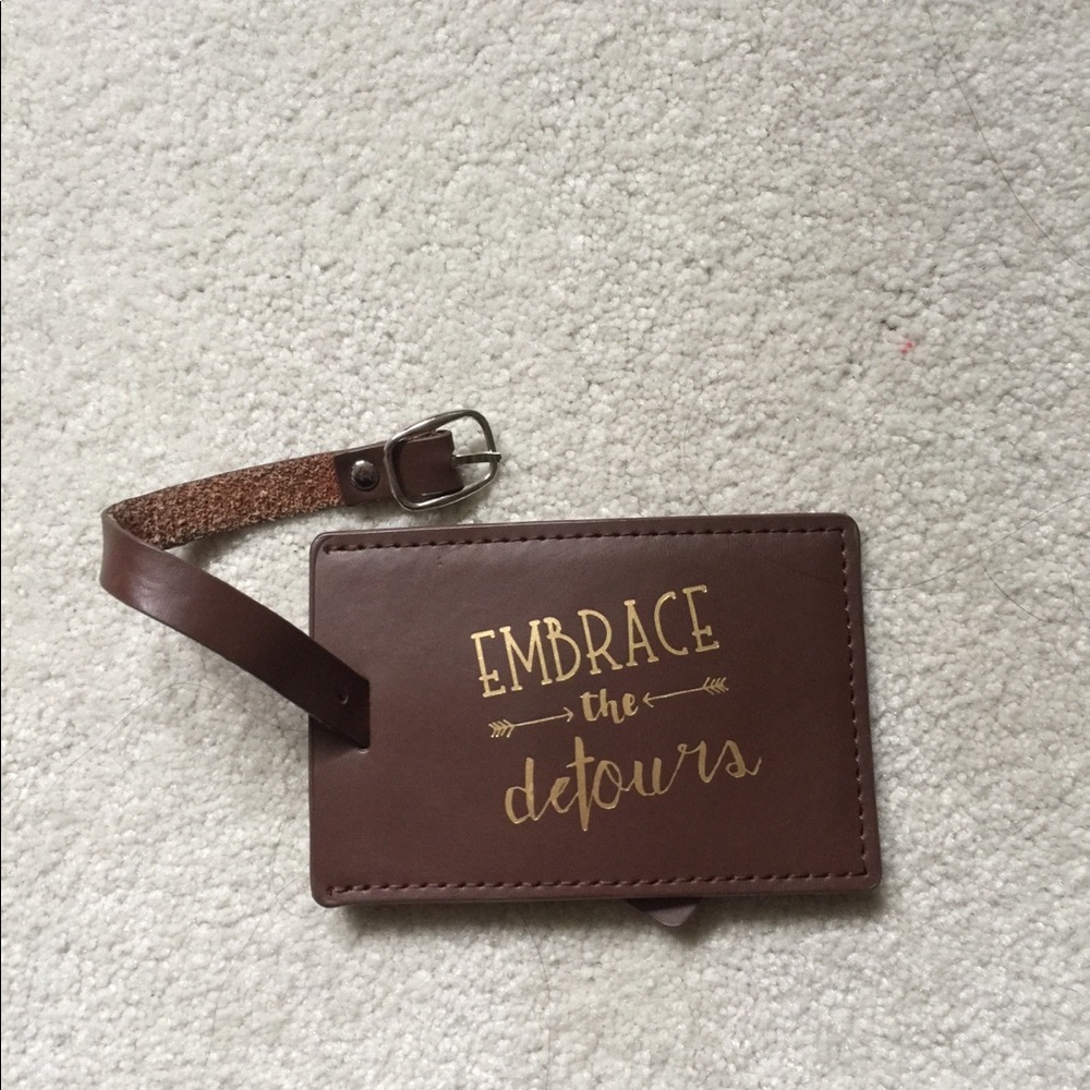 Leather Luggage Tag! 2/12 ✨